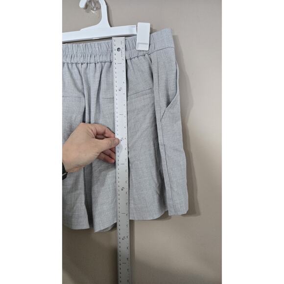 Rachel Zoe Women’s Gray High Waist Pleated Belted Shorts Size 8 NWT - Picture 7 of 7